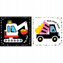 Książeczka kontrastowa Moje pojazdy książka kartonowa dla dzieci