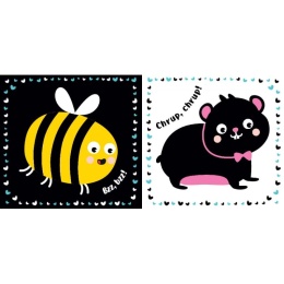 Książeczka kontrastowa Moje zwierzęta Książka kartonowa dla dzieci