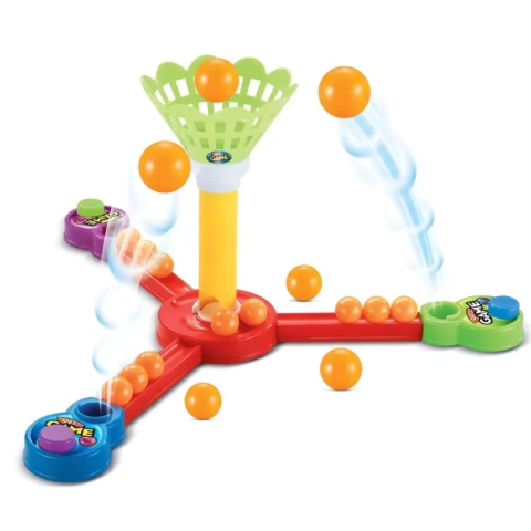 Skaczące Piłki Kulki Kosz Zestaw Gra Towarzyska Trafianie Do Kosza Wyrzutni