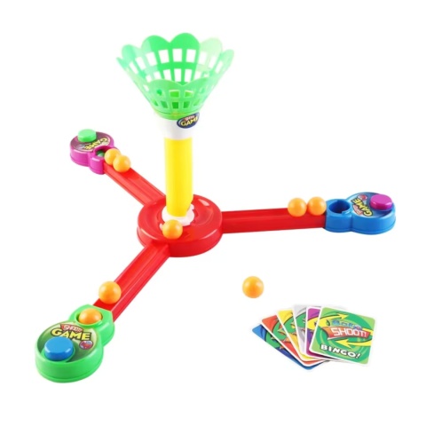 Skaczące Piłki Kulki Kosz Zestaw Gra Towarzyska Trafianie Do Kosza Wyrzutni