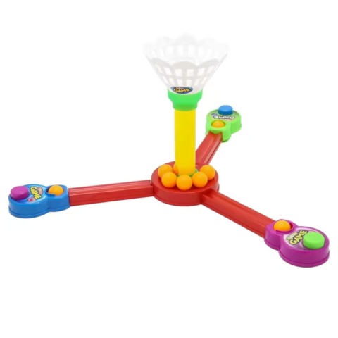Skaczące Piłki Kulki Kosz Zestaw Gra Towarzyska Trafianie Do Kosza Wyrzutni