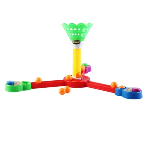 Skaczące Piłki Kulki Kosz Zestaw Gra Towarzyska Trafianie Do Kosza Wyrzutni