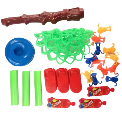 Skaczące Żabki Duży Zestaw Gra Towarzyska Figurki Wyrzutnie Drzewo Jeziorko