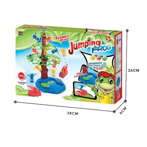 Skaczące Żabki Duży Zestaw Gra Towarzyska Figurki Wyrzutnie Drzewo Jeziorko