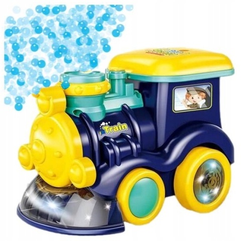 WESOŁA LOKOMOTYWA DO BANIEK MYDLANYCH LED MUZYKA