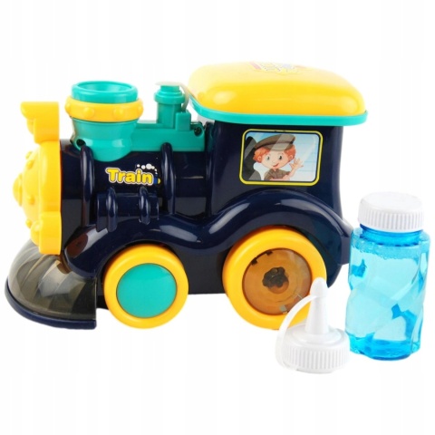 WESOŁA LOKOMOTYWA DO BANIEK MYDLANYCH LED MUZYKA