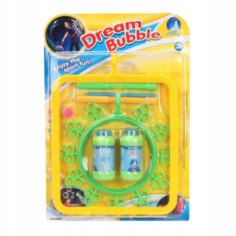 ZESTAW DO ROBIENIA DUŻYCH BANIEK MYDLANYCH RÓŻNORODNE KSZTAŁTY DWA PŁYNY