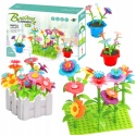 ZESTAW KLOCKI KWIATKI OGRÓD KONSTRUKCYJNE 86 EL. KWIATY ZABAWA W OGRODNIKA