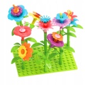 ZESTAW KLOCKI KWIATKI OGRÓD KONSTRUKCYJNE 86 EL. KWIATY ZABAWA W OGRODNIKA