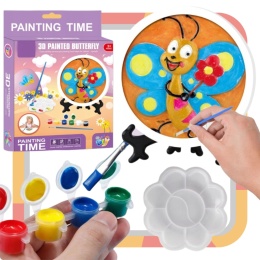 ZESTAW KREATYWNY ARTYSTYCZNY FIGURKA GIPSOWA GIPS DO MALOWANIA FARBKI