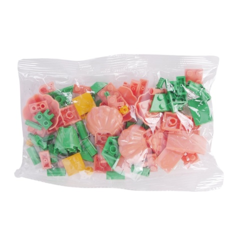 Zestaw Klocki Kwiaty 80 Elementów Hibiskus Instrukcja Składania Prezent