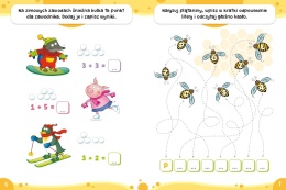 Bawię się i rozwiązuję - książeczka łamigłówka z zajączkiem dla dzieci 5+