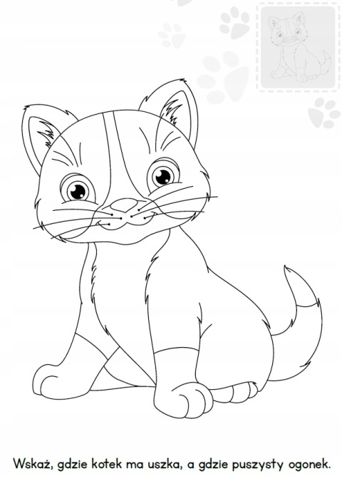 Brzdące kolorują Kotki Kolorowanka Malowanka dla dzieci + Naklejki