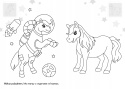 Brzdące kolorują Kucyki Malowanka dla dzieci kolorowanka konie