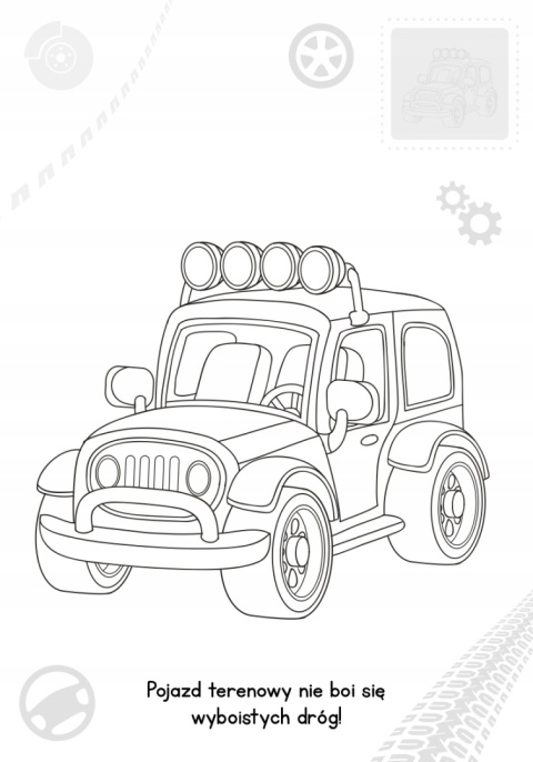 Brzdące kolorują Pojazdy Kolorowanka z naklejkami malowanka Samochody