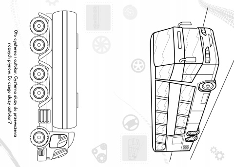 Brzdące kolorują Pojazdy specjalistyczne Malowanka z naklejkami Kolorowanka