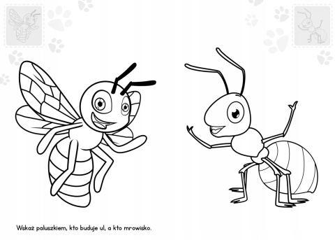 Brzdące kolorują Zwierzaki w lesie Kolorowanka Malowanka naklejki świecące