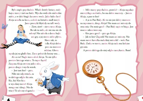Czytanki sylabowe Alicja w krainie snu Czytanka dla dzieci nauka czytania