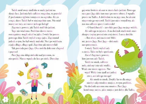 Czytanki sylabowe Smok Tadek z Potworkowa Nauka czytania Czytanka