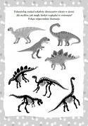 Dinozaury Zadanka & piaskowanki Malowanie piaskiem ćwiczenia dla dzieci