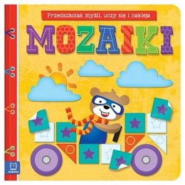 Edukacyjna książeczka Mozaiki - rozwój wyobraźni i logicznego myślenia