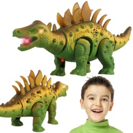 FIGURKA DINOZAURA CHODZI RYCZY MACHA GŁOWA I OGONEM DLA DZIECI