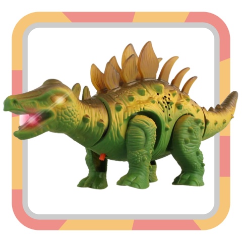 FIGURKA DINOZAURA CHODZI RYCZY MACHA GŁOWA I OGONEM DLA DZIECI