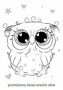 Kolorowanka Malowanka dla dzieci Maluszkowe malowanie Czarujące sówki