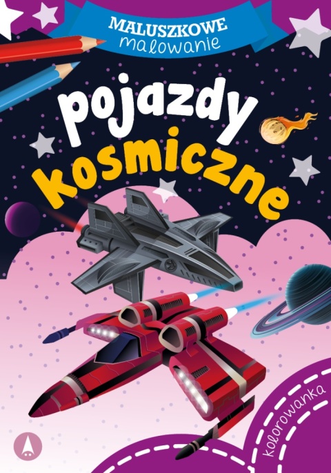 Kolorowanka Malowanka dla dzieci Maluszkowe malowanie Pojazdy kosmiczne