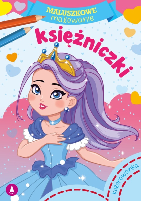 Kolorowanka dla dzieci Malowanka Maluszkowe malowanie Księzniczki