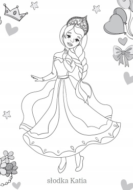 Kolorowanka dla dzieci Malowanka Maluszkowe malowanie Księzniczki
