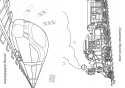 Kolorowanka dla dzieci Malowanka Maluszkowe malowanie Pociągi