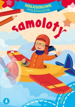 Kolorowanka dla dzieci Malowanka Maluszkowe malowanie Samoloty