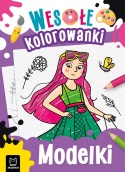 Kolorowanka dla dzieci Modelki Wesołe kolorowanki 4+ dla Dziewczynki