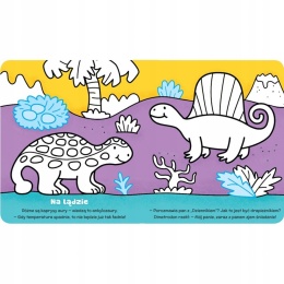 Kolorowanka malucha z grubym obrysem Dinusie Praca zbiorowa