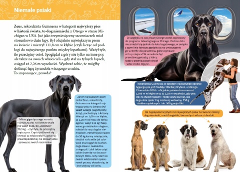 Mała encyklopedia Rekordy przyrody Książeczka edukacyjna dla dzieci