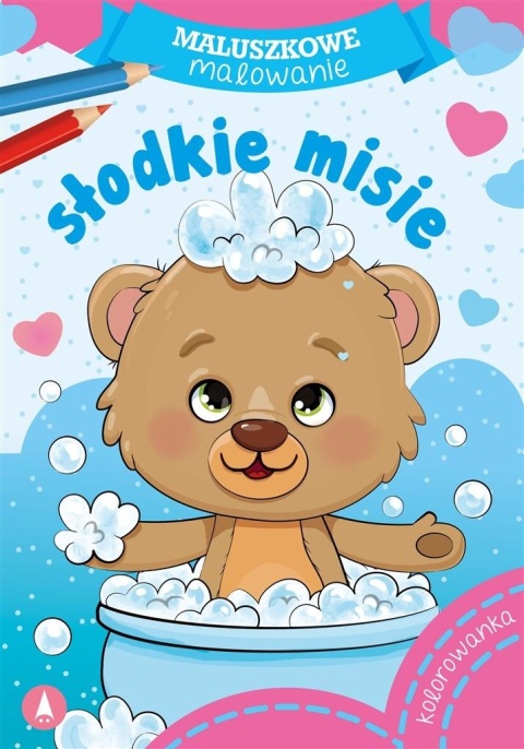 Malowanka dla dzieci Kolorowanka Maluszkowe malowanie Słodkie misie