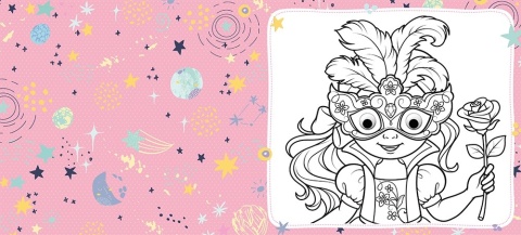 Malowanka z ruchomymi oczkami Zabawne maski Książeczka dla dzieci