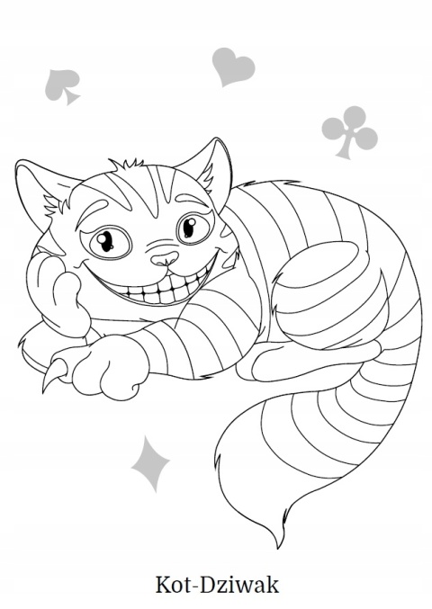 Maluszkowe malowanie Alicja w krainie czarów Kolorowanka Malowanka