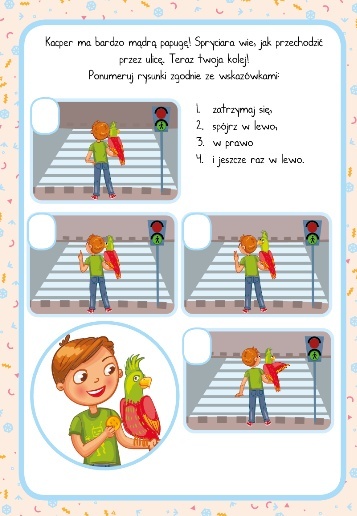 Mój kodeks drogowy książeczka edukacyjna dla dzieci zadania nauka