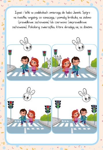 Mój kodeks drogowy książeczka edukacyjna dla dzieci zadania nauka