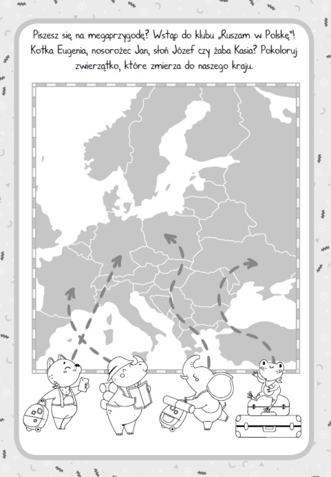 Moja mapa Polski Książeczka edukacyjna dla dzieci Podstawy geografii