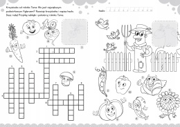 Moje pierwsze krzyżówki Zadania dla dzieci Książeczka edukacyjna