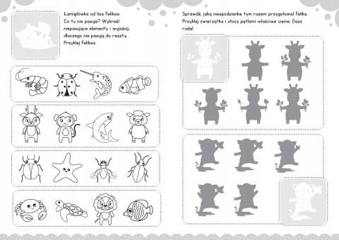 Moje pierwsze łamigłówki Zadania dla dzieci Książeczka edukacyjna