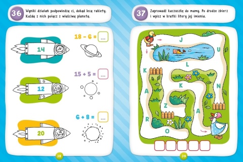 Odgaduj i rozwiązuj Kolorowe łamigłówki dla dzieci 6+ Ćwiczenia dla Dzieci