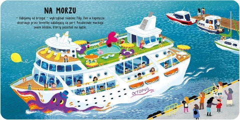 Podróże przedszkolaka Mój rejs statkiem Książeczka kartonowa Dla dzieci