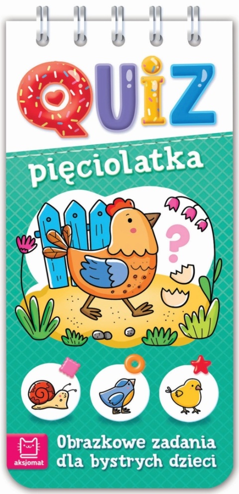 Quiz pięciolatka obrazkowy 5 lat Zagadki dla dzieci Nauka i zabawa