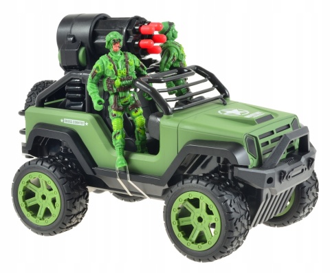 SAMOCHÓD ZDALNIE STEROWANY TERENOWY AUTO NA PILOTA WOJSKOWE WYRZUTNIA