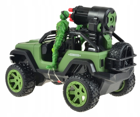 SAMOCHÓD ZDALNIE STEROWANY TERENOWY AUTO NA PILOTA WOJSKOWE WYRZUTNIA