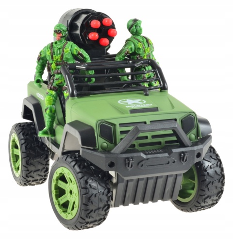SAMOCHÓD ZDALNIE STEROWANY TERENOWY AUTO NA PILOTA WOJSKOWE WYRZUTNIA